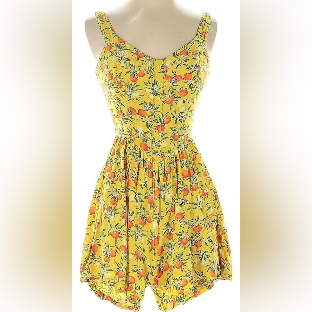 Fruity Yellow Romper